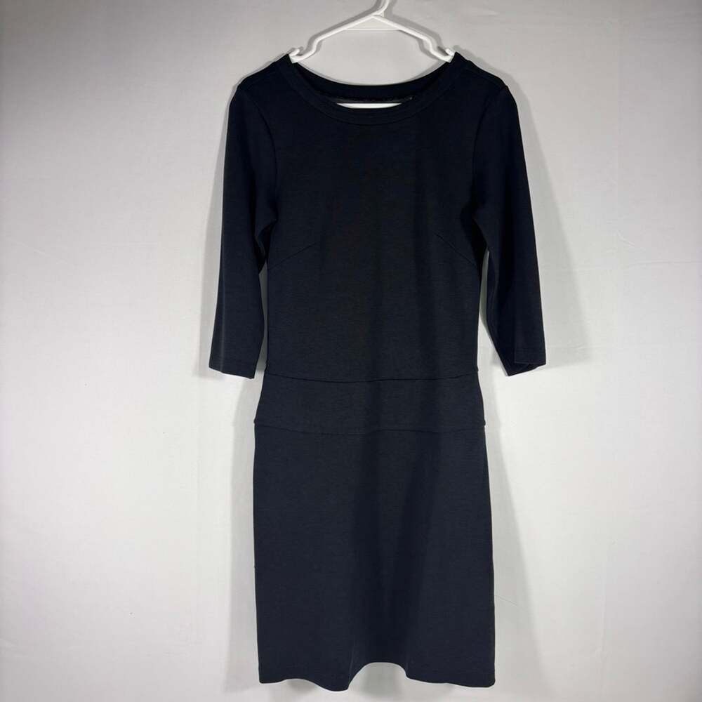 Toad&Co Timeless Black Long Sleeve Dress Size Small 1027